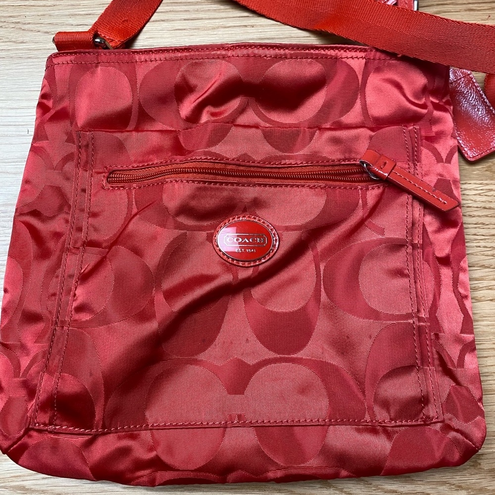 Coach crossbody. Used. Does have a few marks.